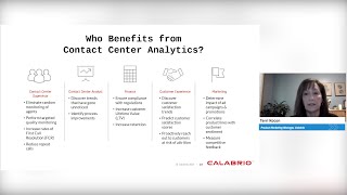 Who Benefits from Contact Center Analytics?