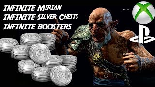 Shadow of War | FAST INFINITE Silver War Chests, Legendary Orcs, Mirian, and Boosters for Consoles