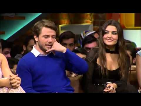 Beyaz show Tolga Saritasin Hande Ercel taklidi 1