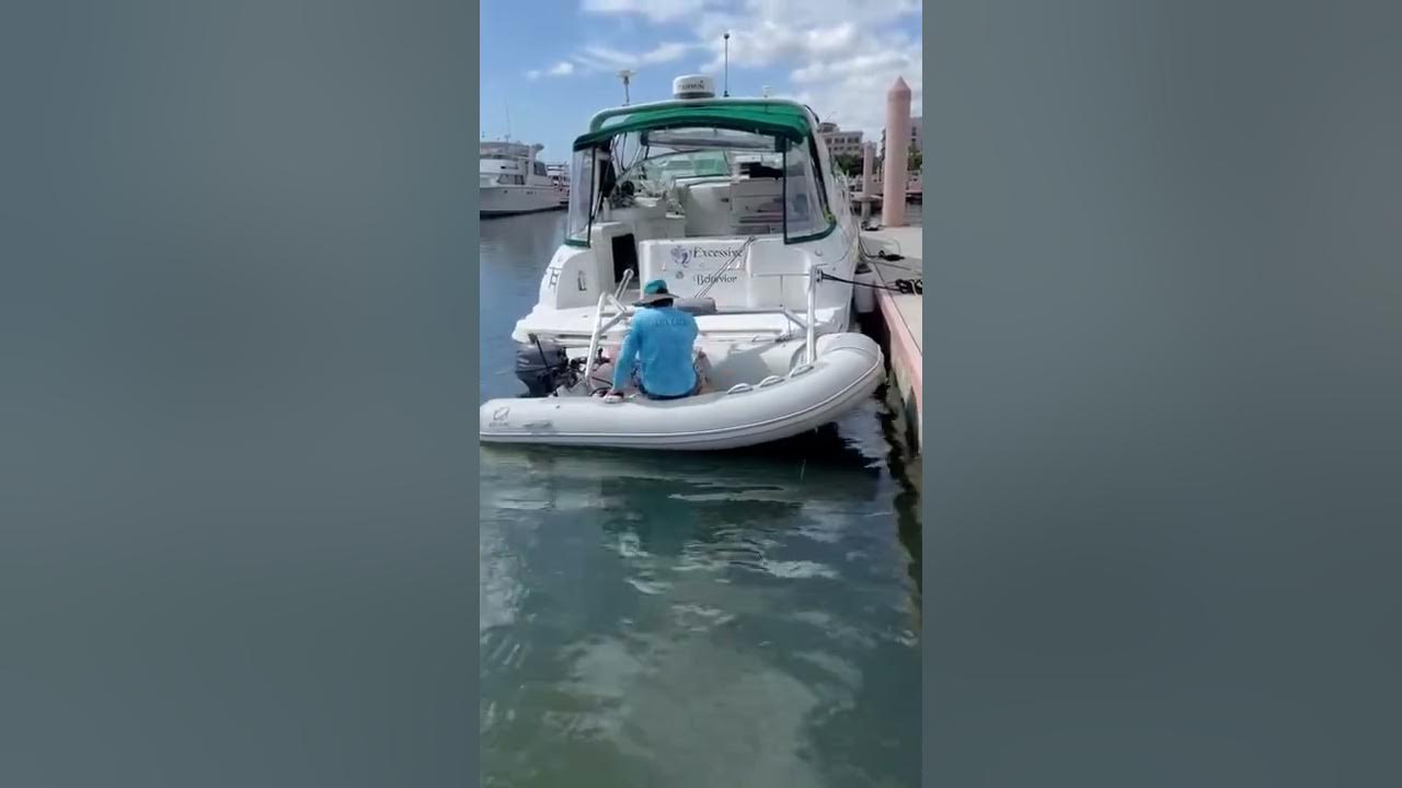THE DINGHY BUTLER IN ACTION YouTube