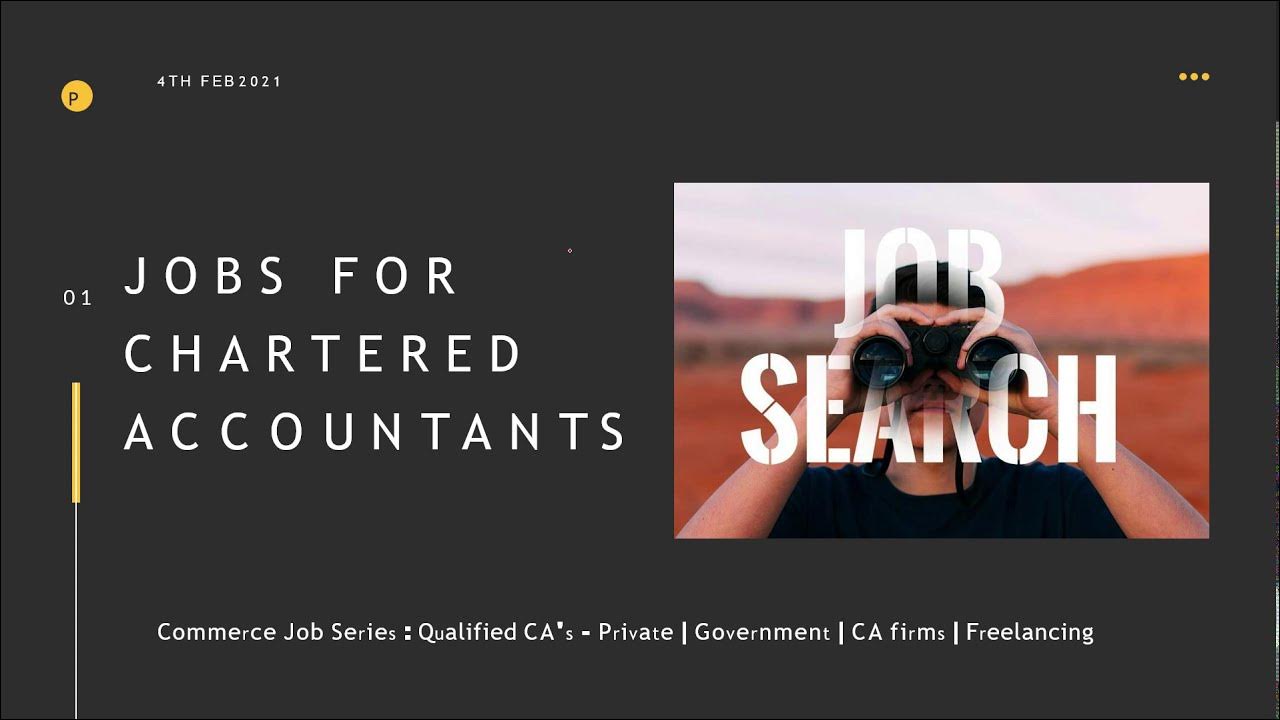 Latest Jobs for Chartered Accountants Government Jobs CAs Fresher Chartered Accountant Fresher Jobs