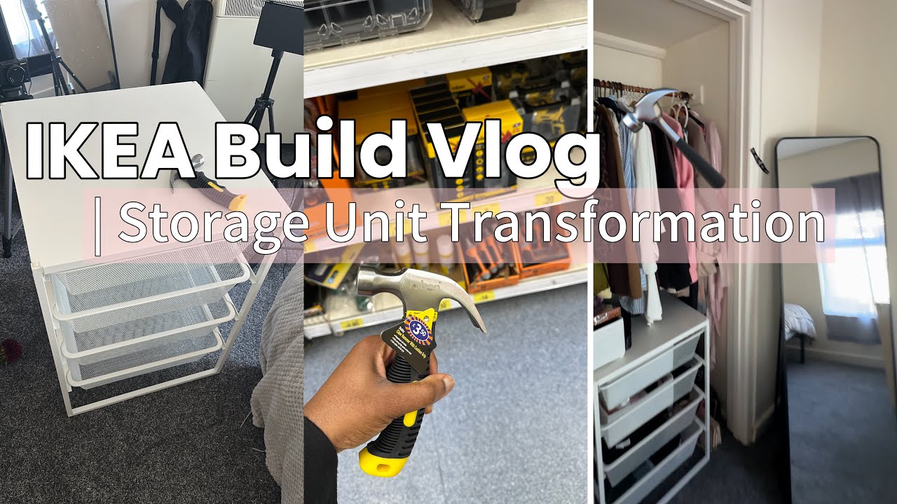 IKEA Storage Unit Build + Organisation | Step-by-Step Room Transformation