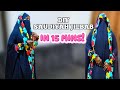 How to sew saudiyyah hijab / hijab with head scarf / Saudi jilbab tutorial