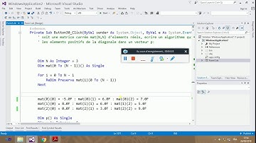 تمرين في لغة الفيجوال بيزيك دوت نت exo 1 in vb.NET