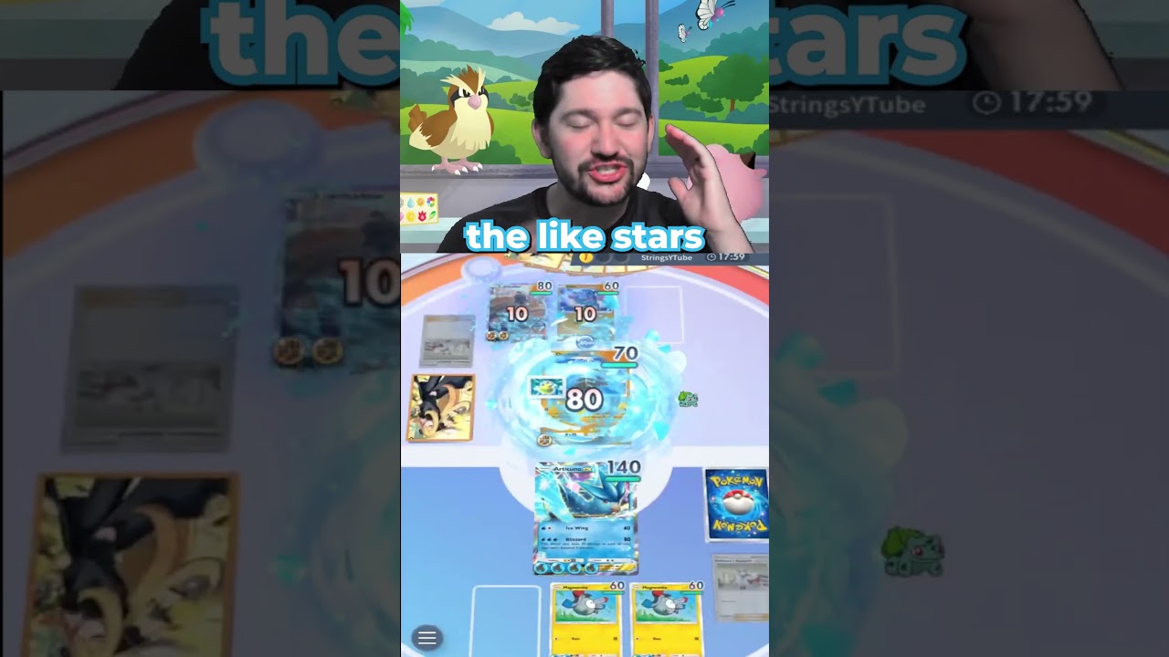 Lucario Play has us spinning #shorts #pokemonpocket