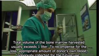 Bone marrow transplantation, donation procedure (HD, ENG subtitles)