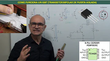 ¿Cuál es la característica de compuerta de un IGBT?