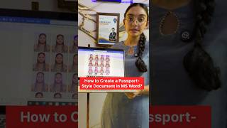 How to Create a Passport-Style Document in MS Word?