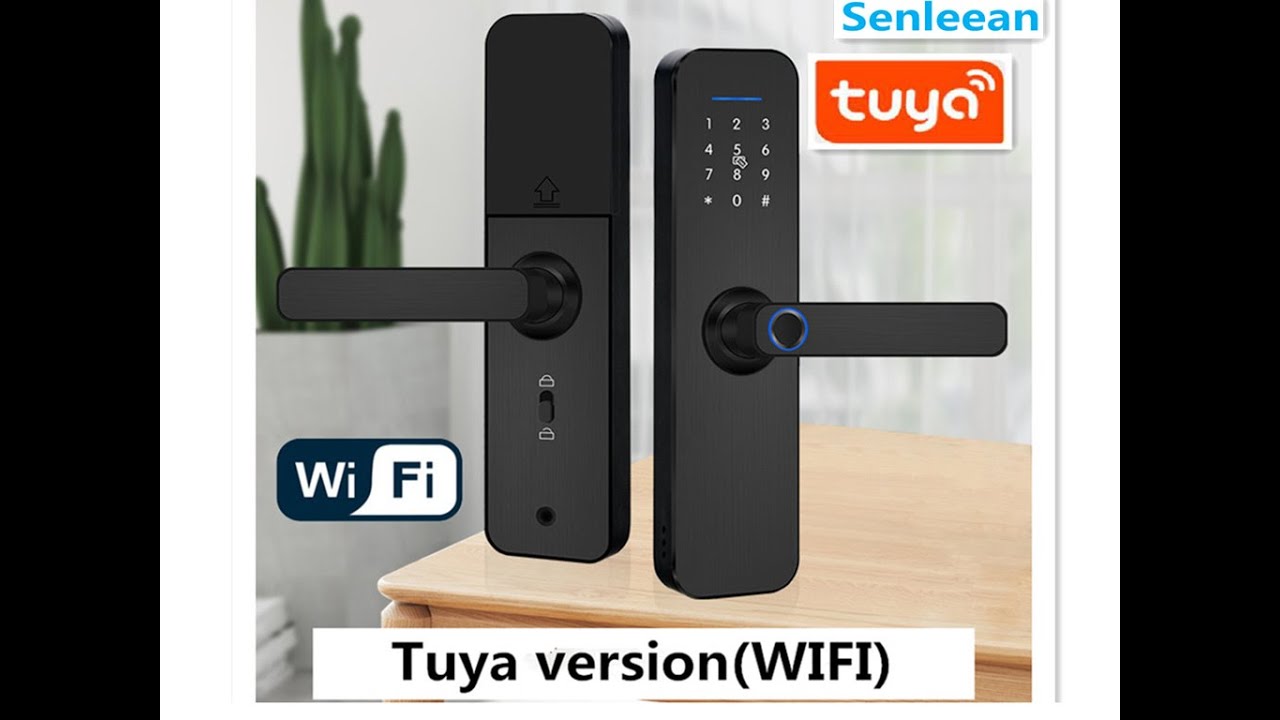 Electric Door Lock With Wifi Tuya APP Remotely/Smart Fingerprint/ Smart