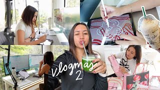 Una semana conmigo de diseñadora gráfica y creadora de contenido (VLOGMAS SEM 2)