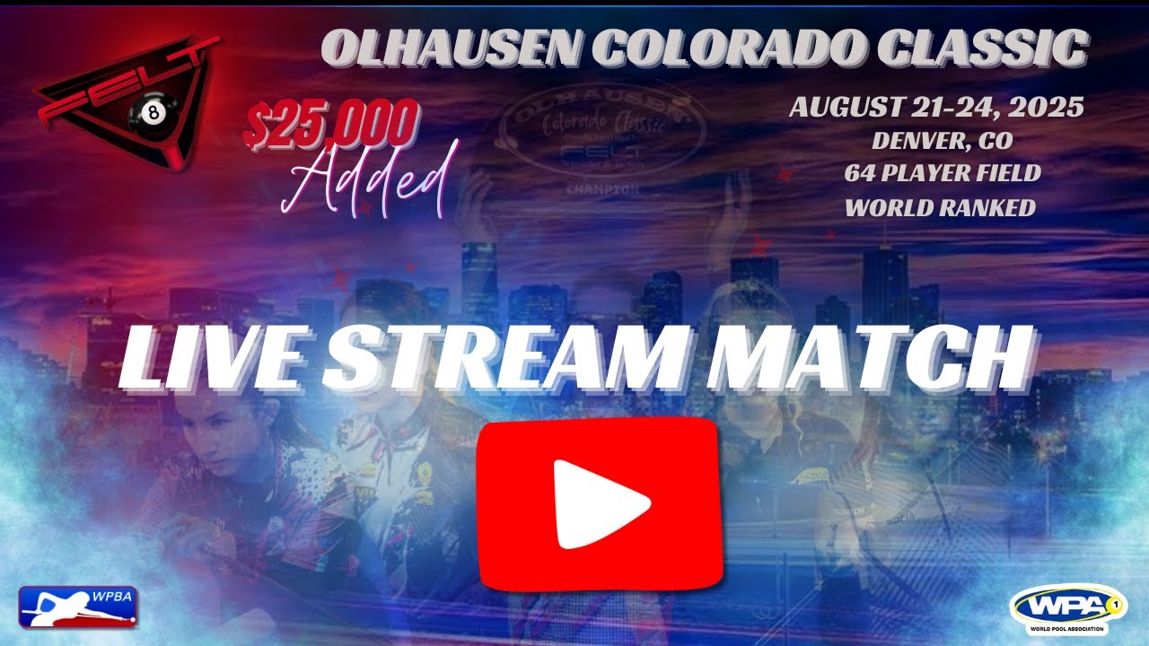 2025 WPBA Olhausen Colorado Classic  Allison Fisher vs. Savannah Easton