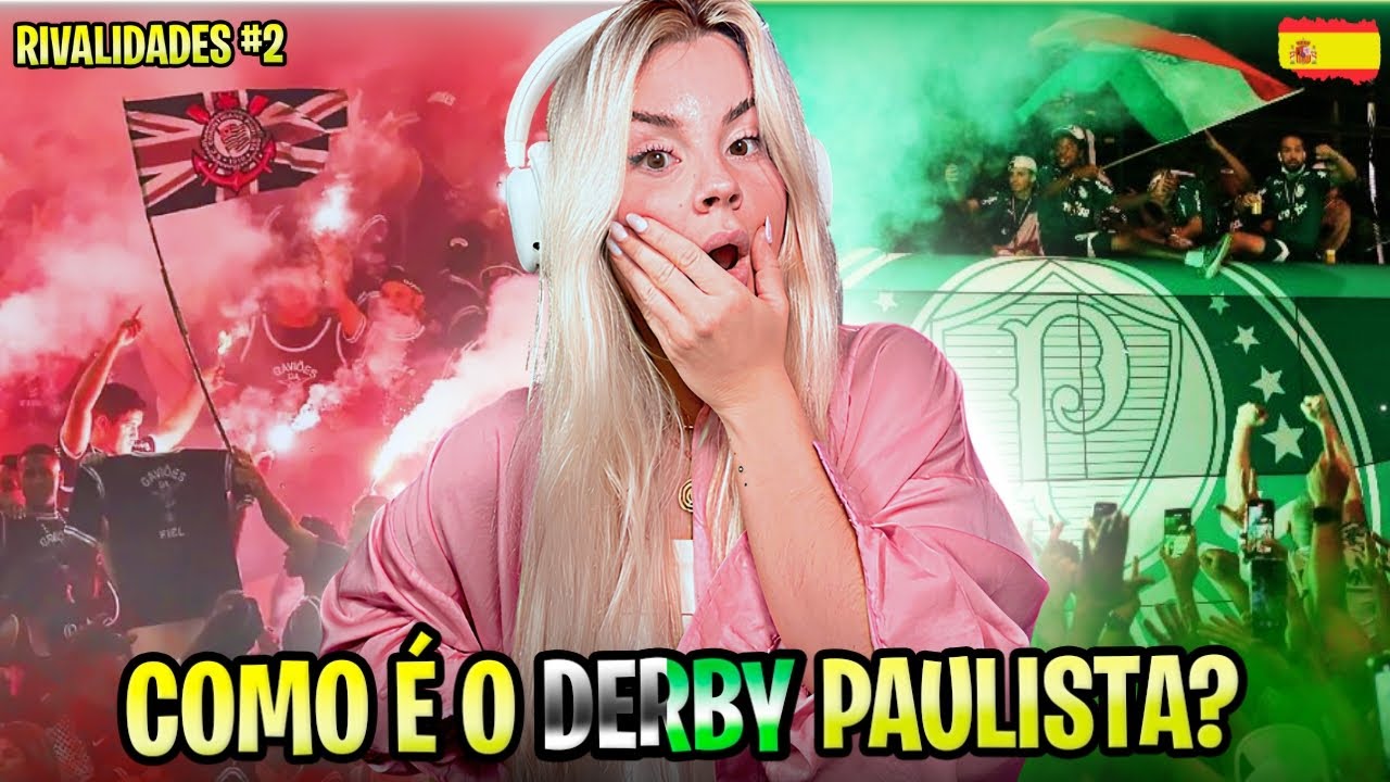 🚨 GRINGA REAGE AO DERBY PAULISTA - CORINTHIANS vs PALMEIRAS ⚫⚪🟢