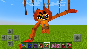 Poppy Playtime Chapter 3 SMILING CRITTERS ADDON UPDATE in MINECRAFT PE