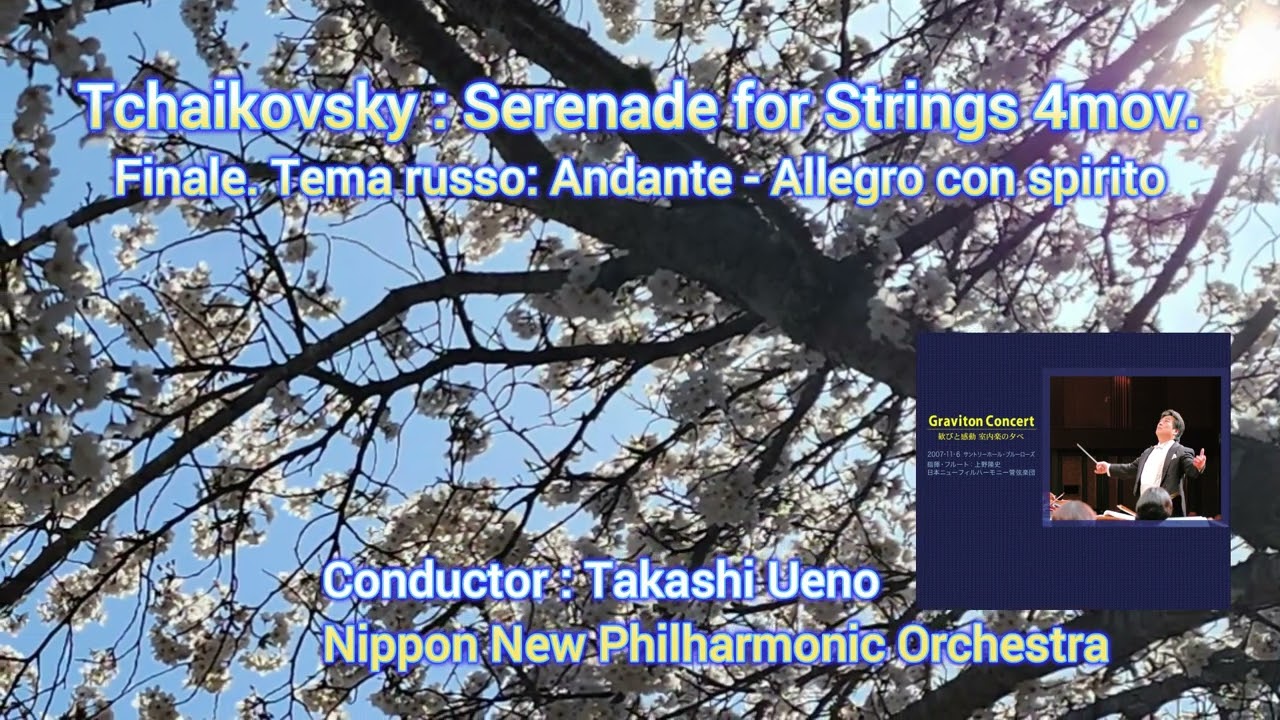 Tchaikovsky : Serenade for Strings in C Major, Op. 48 4mov