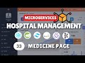 HMS with React &amp; Spring Boot Microservices | Ep. 33: Medicine Page #react #spring