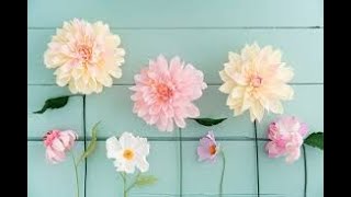 How To Make Paper Flowers Making Petaled Paper Flowers