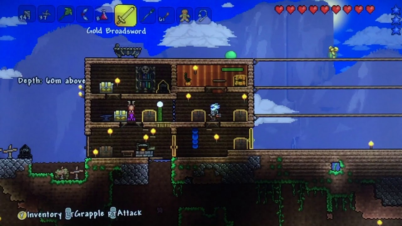 Terraria Hard Mode (XBOX 360): Part 84 The Power of the Gingerbread Man