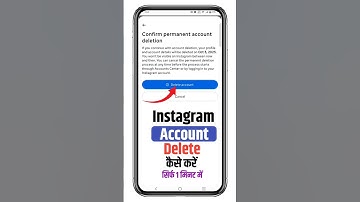 Instagram Account Delete Kaise Kare Permanently 2025 | How To Delete lInstagram Account Permanently