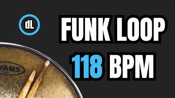 Funk Drum Groove Loop 118 BPM
