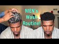 Simple Wash Routine for Natural Men (No Extras!)|Short-Medium Length Hair