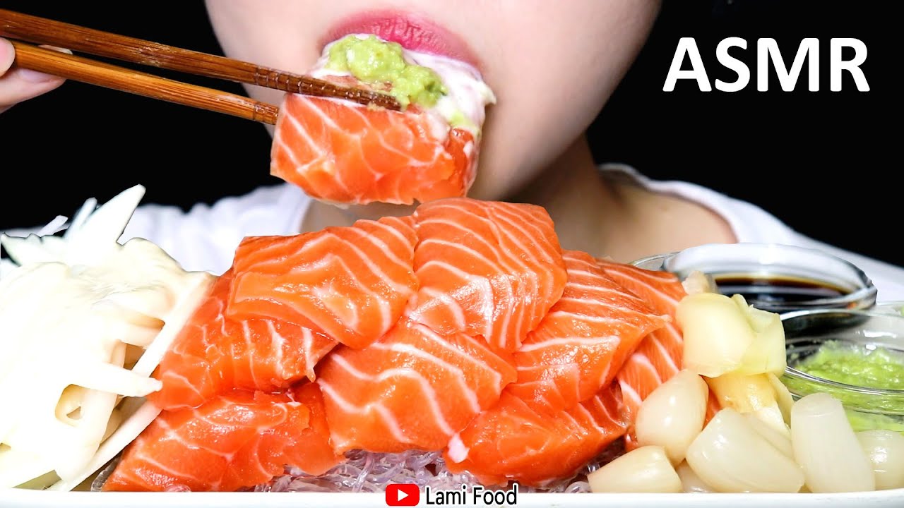 サーモン ASMR  | 音フェチ | SALMON ASMR NO TALKING