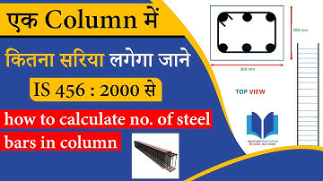 Design Of Rcc Column as per IS 456:2000 | Minimum and Maximum Reinforcement In Column