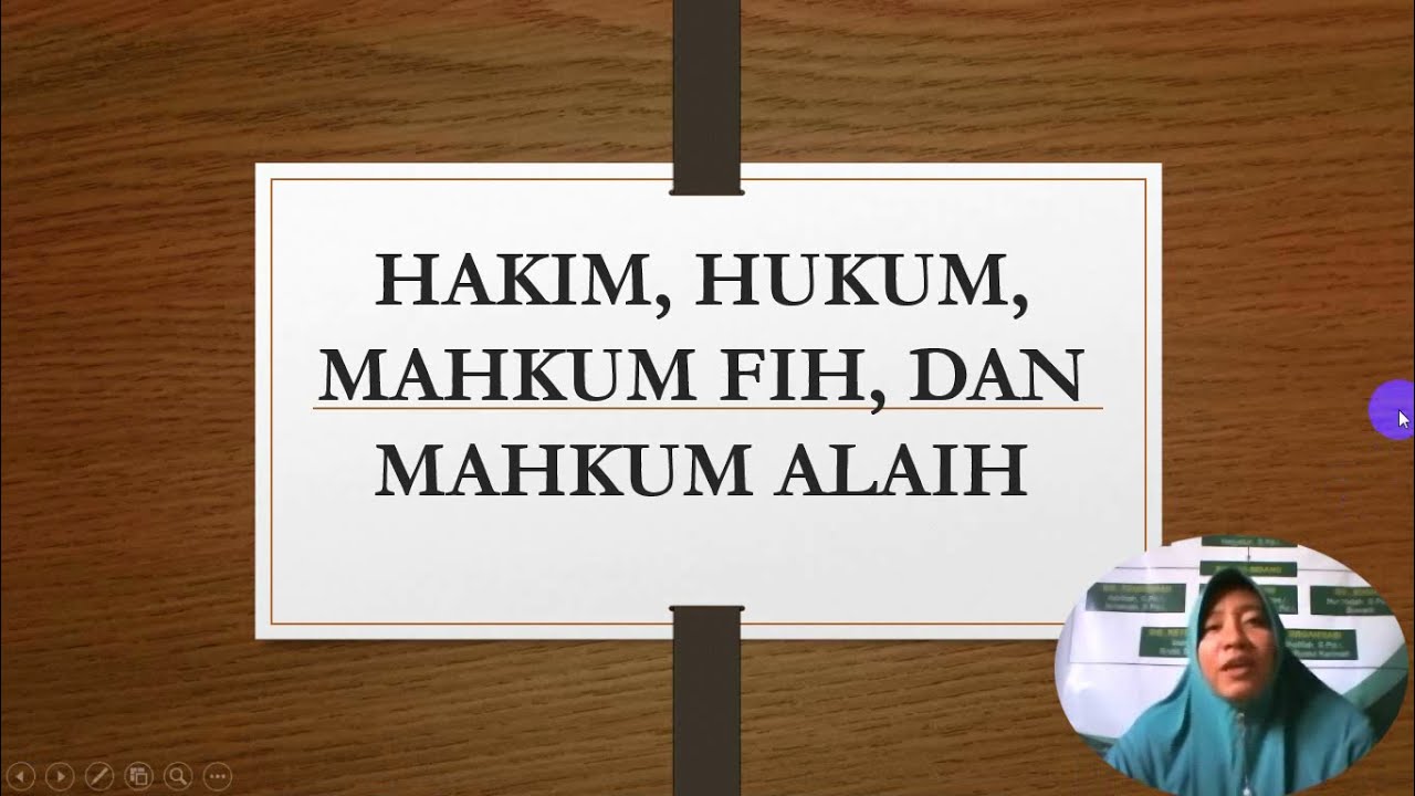 Hakim Hukum Mahkum Fih Dan Mahkum Alaih Edit Youtube