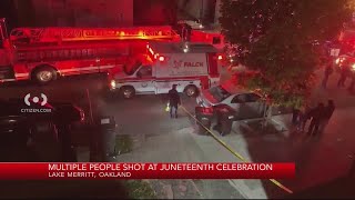 Multiple people shot at Lake Merritt Juneteenth celebration in Oakland