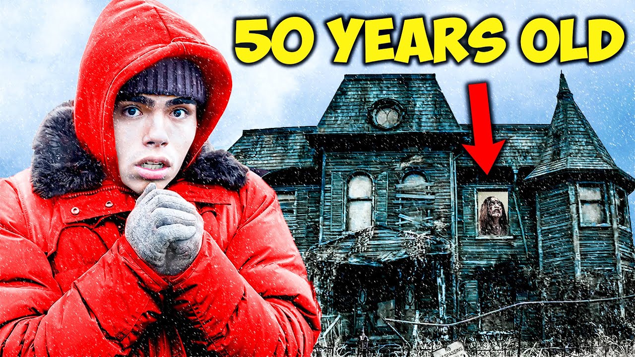 SURVIVING 24 HOURS IN A HAUNTED HOUSE