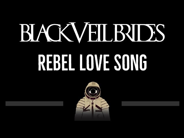 Black Veil Brides • Rebel Love Song (CC) 🎤 [Karaoke] [Instrumental Lyrics] class=
