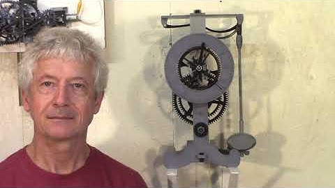 3D Printed Galileo Escapement Clock with Hands