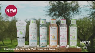 Experience the new Body Wash range from lavera!