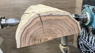 Turning My Premium Black Walnut Into a Live Edge Bowl