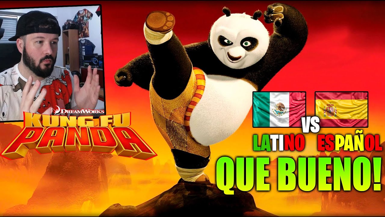 🇪🇸ESPAÑOL REACCIONA a KUNG FU PANDA LATINO VS CASTELLANO ⚡ ¡QUE ESPECTACULO!