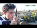 Smoke with me on a rooftop in la  past lives vaccines and tattoos