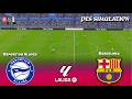 Deportivo Alaves vs Barcelona | LaLiga 2025/26 | PES 21 Simulation