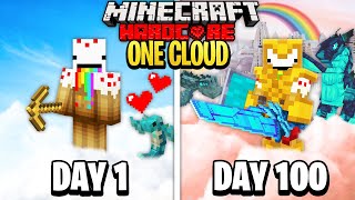 I Survived 100 Days on One Cloud in Minecraft... Here's What Happened...