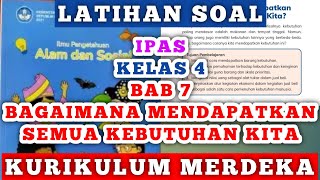 Latihan Soal Ulangan IPAS Kelas 4 Bab 7 Bagaimana Mendapatkan Semua Keperluan Kita Kurikulum Merdeka Latihan Soal Ulangan IPAS Kelas 4 Bab 7 Bagaimana Mendapatkan Semua Keperluan Kita Kurikulum Merdeka