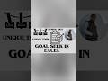 # GOAL SEEK IN EXCEL