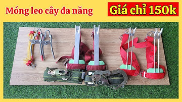 Dụng cụ trèo cây / Móng leo cây an toàn giá rẻ / Guốc trèo cây 2 đinh / combo chỉ còn 150k