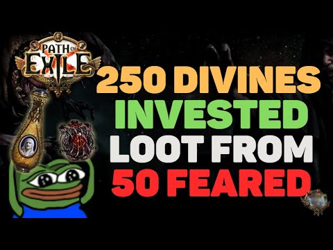 I did 50 Max Investment FEARED Invitations, Now I'm Rich [PoE 3.20 Sanctum]