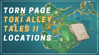 All Torn Page Toki Alley Tales ll Locations | Genshin Impact