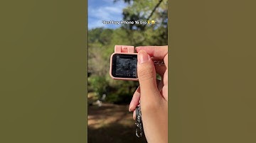 Mini camera keychain