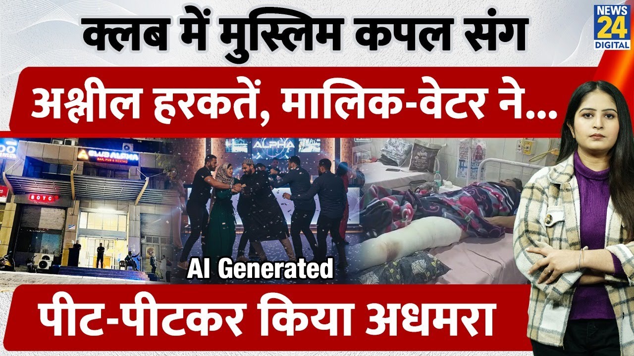 Jaipur के Club में Muslim Couple संग की अश्लील हरकतें, मालिक-वेटर ने...पीट-पीटकर किया अधमरा