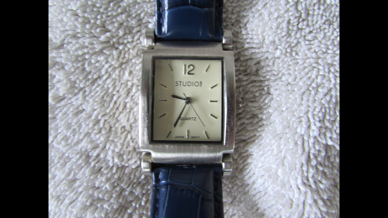 Studio Time 26mm articulated lugs tank watch - more info below this video