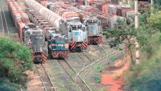 BB40-2 #6503 + U20C #2527 + BB40-2 #4813 + BB40-2 #8146 - Pátio Uberländia