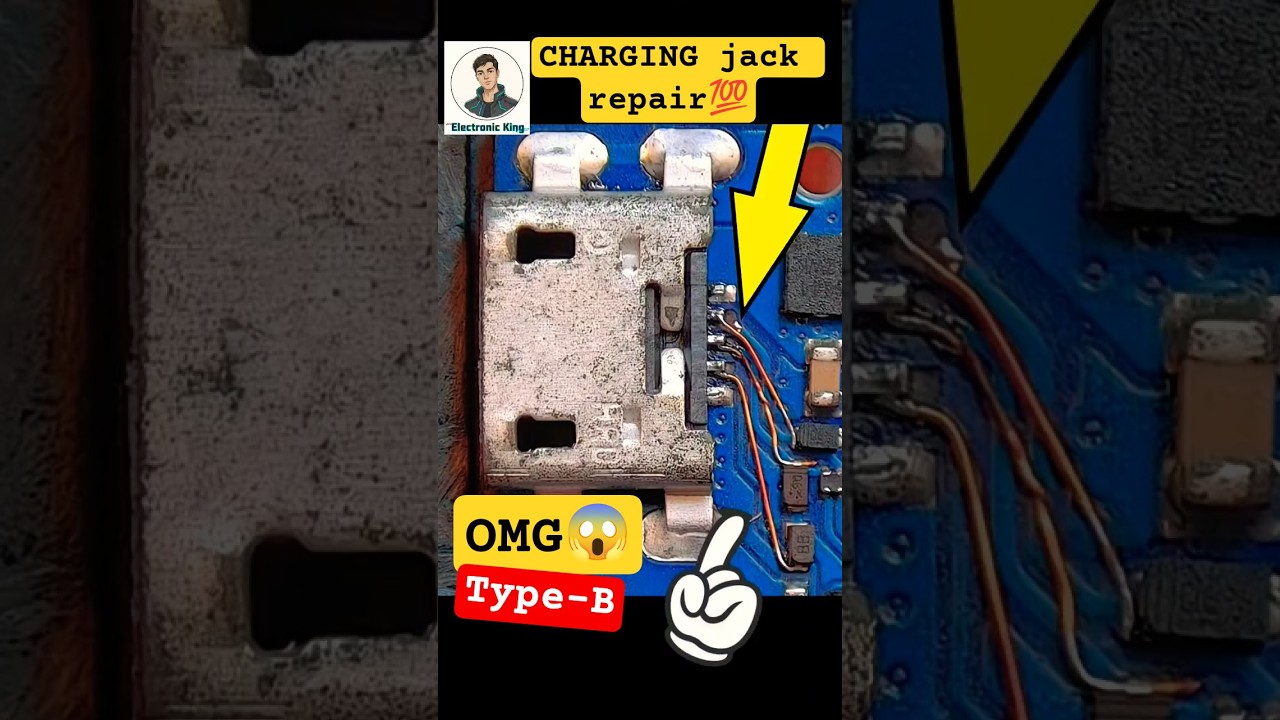 Mobile Charging Jack Repair #MobileRepair #Microsoldering #ChargingJackRepair #diy #shorts #viral