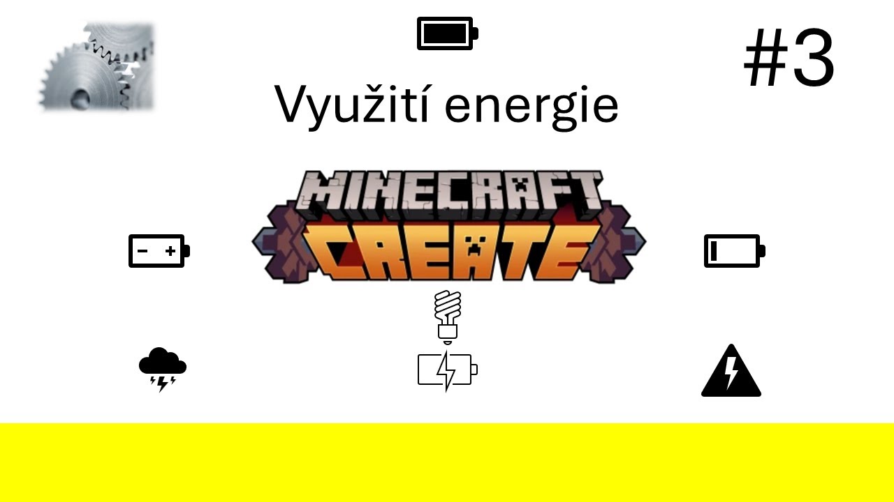 Využití energie v Minecraft Create modu | Create #3