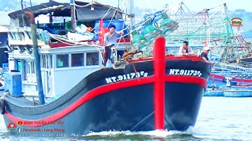 🔴 Ghe pha Súc || Ghe Mành Ra Khơi Tại Cảng Cà Ná