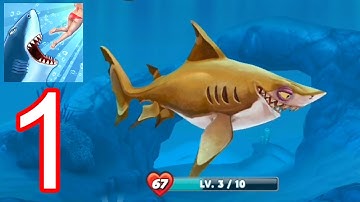 🔥 Hungry Shark Evolution - Gameplay Walkthrough Part 1 - (iOS, Android)